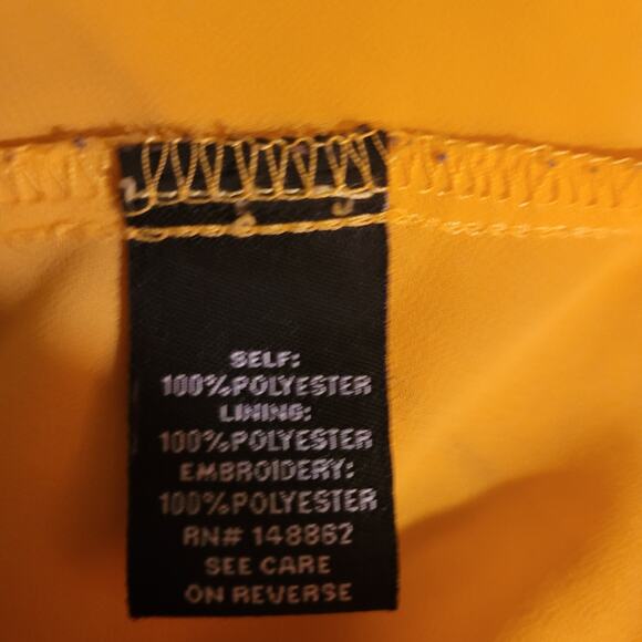 Torrid Plus 4X Yellow Swiss Dot Embroidered Sleeveless Tunic Blouse Top Womens - Picture 6 of 12